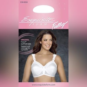Exquisite Fully Original Support Bra 5100532 white SZ#44DD NWT